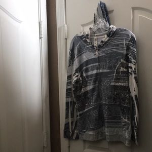 FINAL MARKDOWN Cubism lightweight hooded jacket small